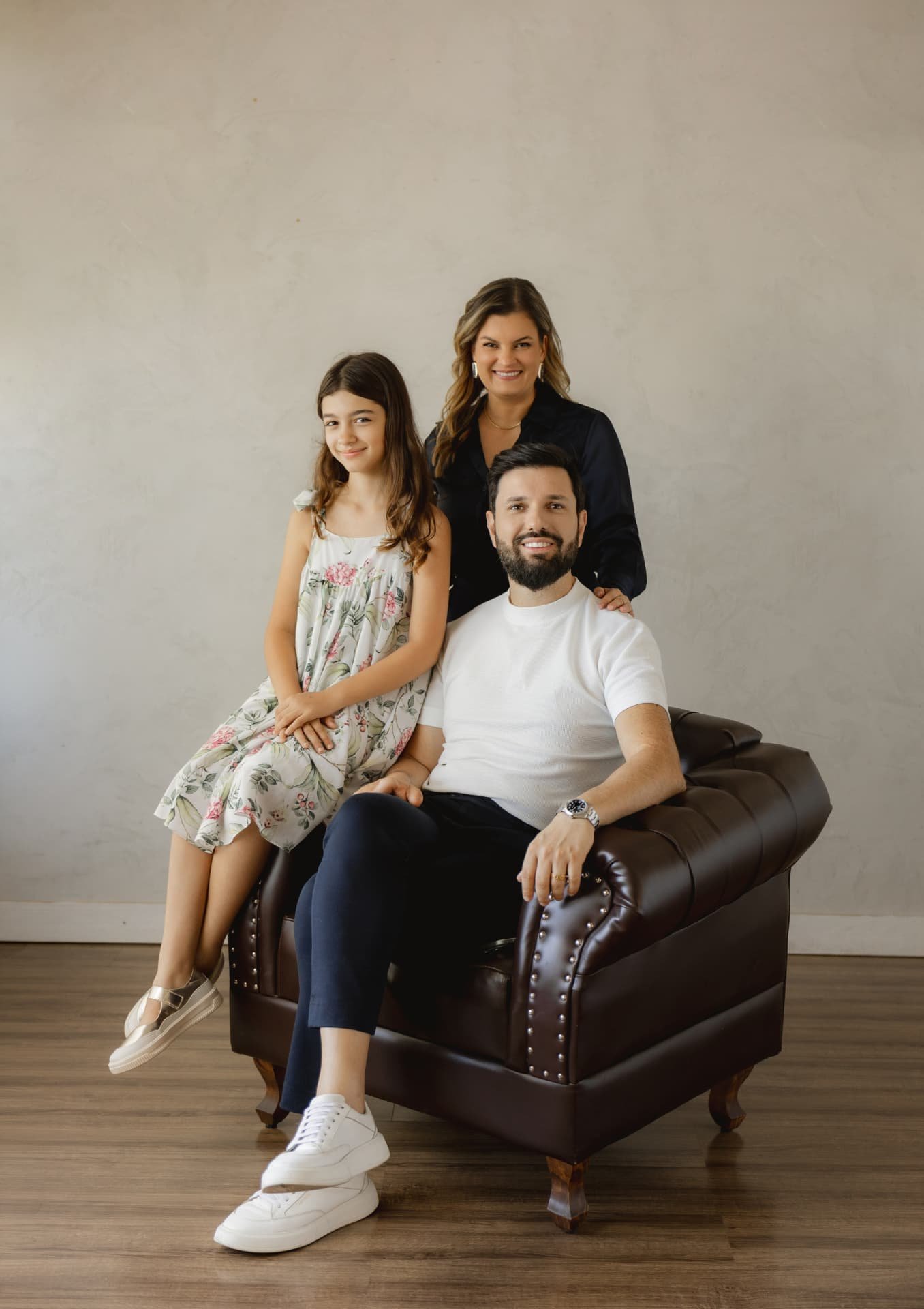 Alexandre Welsbacher com sua família.